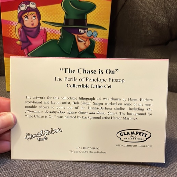 The Perils of Penelope Pitstop Hanna Barbera DVD set with collectible lithograph - Picture 10 of 13